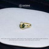  Nhẫn Hồ Thiên Cửu Vận Ngọc Bích Canada Thiết Kế Độc Quyền Đồng Điếu KT: 10x4ly Vàng Trang Sức VIP (Không Kén Mệnh) 