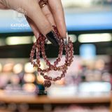  Chuỗi Vòng Thạch Anh Tóc Đỏ Vip 6ly Túi Tiền Kim Bảo Mix Charm Vàng Trang Sức (Hỏa, Thổ) 1-122005 