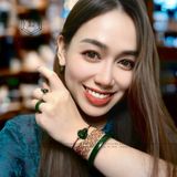  Vòng Dây Cáp Ngọc Cẩm Thạch Sơn Thuỷ Hồ Ly (Type B) (Không Kén Mệnh) 