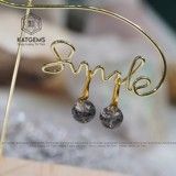  Bộ Trang Sức Vàng Trang Sức Phong Thuỷ Túi Tiền Thạch Anh Tóc Đen (Thủy Mộc) 