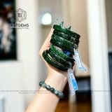  Vòng Ngọc Khối Cẩm Thạch Sơn Thuỷ (Type B) Bản Vip 10ly - 11ly Kèm Kiểm Định (Không Kén Mệnh) 