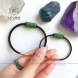  Vòng Dây Cáp Lu Thống Ngọc Bích Trạm Kim Tiền (Không Kén Mệnh) 