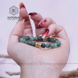  Vòng Phỉ Thúy Hoa Bay Mix Charm Trụ Kim Tiền (Không Kén Mệnh) 