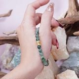  Vòng Phỉ Thúy Hoa Bay Mix Charm Trụ Kim Tiền (Không Kén Mệnh) 