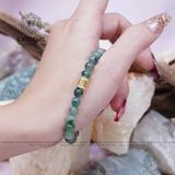  Vòng Phỉ Thúy Hoa Bay Mix Charm Trụ Kim Tiền (Không Kén Mệnh) 