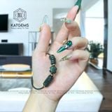  Vòng Dây Cáp Ngọc Cẩm Thạch Sơn Thủy (Type B) Mix Lu Thống, Ngũ Điếu Và Cỏ Bốn Lá (Không Kén Mệnh) 