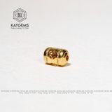  Lu Kim Tiền Vàng 10K 7×11mm (GIÁ LIÊN HỆ) 