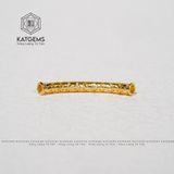  Charm Chú Vàng Om Mani Padme Hum 3cm (GIÁ LIÊN HỆ) 