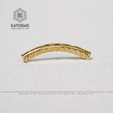  Charm Chú Vàng Om Mani Padme Hum 3cm (GIÁ LIÊN HỆ) 