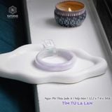  Vòng Khối Ngọc Phỉ Thúy Jade A Tím Tử La Lan Cao Cấp ni 53.8 - 58.7 (Không Kén Mệnh) 