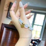  Vòng Dây Cáp Đá Moon Ngũ Điếu Mix Hồ Ly, Cỏ Bốn Lá Và Lu Thống (Kim, Thủy) 