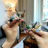 Vòng Dây Cáp Cỏ 4 Lá Các Màu Cho Các Mệnh 