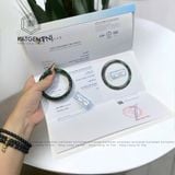  Vòng Ngọc Khối Cẩm Thạch Sơn Thuỷ Bản (Type B) VVip 10ly - 11ly Kèm Kiểm Định (Không Kén Mệnh) 