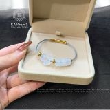  Vòng Dây Cáp Đá Moon Ngũ Điếu Mix Hồ Ly (Kim, Thủy) 150525-9 