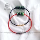  Vòng Dây Cáp Phong Thuỷ Ngũ Điếu Ngọc Cẩm Thạch Sơn Thuỷ (Type B) (Không Kén Mệnh) 