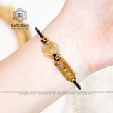  Vòng Dây Cáp Phong Thuỷ Thạch Anh Tóc Ngũ Điếu mix Hồ Ly Đủ Màu cho Các Mệnh 