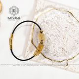  Vòng Dây Cáp Phong Thuỷ Thạch Anh Tóc Ngũ Điếu mix Hồ Ly Đủ Màu cho Các Mệnh 