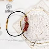  Vòng Dây Cáp Phong Thuỷ Thạch Anh Tóc Ngũ Điếu mix Hồ Ly Đủ Màu cho Các Mệnh 