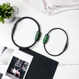  Vòng Dây Cáp Lu Thống Ngọc Cẩm Thạch Sơn Thuỷ Trơn (Không Kén Mệnh) (Type B) 