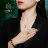  Dây Chuyền Túi Tiền Kim Bảo Vàng 10K  Các Màu Cho Các Mệnh 