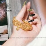  Chuỗi Vòng Thạch Anh Tóc Vàng Vip 6ly Mix Túi Tiền Kim Bảo Vàng Trang Sức (Kim, Thổ) 1-122003 