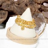  Chuỗi Vòng Thạch Anh Tóc Vàng Vip 6ly Mix Túi Tiền Kim Bảo Vàng Trang Sức (Kim, Thổ) 1-122003 