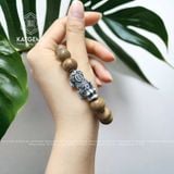  Vòng Trầm Banh Lào 12ly Mix Tỳ Hưu Bạc Thái (Không Kén Mệnh) 