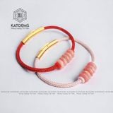  Vòng Dây Cáp Ngũ Điếu Đá Đào Hoa (Hoả, Thổ) 