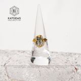  Bộ Trang Sức Tỳ Hưu Thạch Anh Tóc Đen Bọc Vàng (Thuỷ, Mộc) 