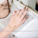  Mặt Dây Chuyền Vàng Trang Sức Bà Hồ Ly Đá Moonstone (Kim, Thuỷ) 