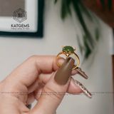  Bộ Trang Sức Vàng Bà Hồ Ly Ngọc Bích (Không Kén Mệnh) 