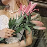  Vòng Cổ Ngọc Trai Thô Tự Nhiên ~10Ly Móc Bạc 