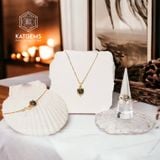  Nhẫn Vàng 10K Bà Hồ Ly Thạch Anh Tóc Tóc Đen (Thuỷ, Mộc) 