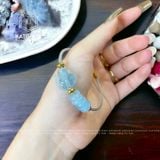  Vòng Dây Cáp Đá Aqua Ngũ Điếu Mix Hồ Ly (Thuỷ, Mộc) 150525-14 