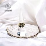  Bộ Trang Sức Vàng Phong Thuỷ Cỏ Bốn Lá Thạch Anh Tóc Đen Vàng Trang Sức (Thủy, Mộc) 