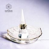  Bộ Trang Sức Vàng Phong Thuỷ Cỏ Bốn Lá Thạch Anh Tóc Đen Vàng Trang Sức (Thủy, Mộc) 