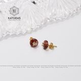  Bộ Trang Sức Vàng Phong Thuỷ Cỏ Bốn Lá Thạch Anh Tóc Đỏ Vàng Trang Sức (Hỏa, Thổ) 