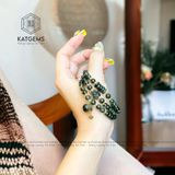  Chuỗi Vòng Thạch Anh Tóc Xanh 6ly Túi Tiền Kim Bảo Mix Hồ Ly, Ngũ Điếu Và Charm Vàng Trang Sức (Mộc, Hỏa) 1-124004 