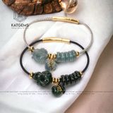  Vòng Tay Dây Cáp Ngũ Điếu Mix Túi Tiền Kim Bảo, Hồ Ly Ngọc (Không Kén Mệnh) 