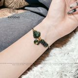  Vòng Tay Dây Cáp Ngũ Điếu Mix Túi Tiền Kim Bảo, Hồ Ly Ngọc (Không Kén Mệnh) 