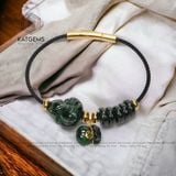  Vòng Tay Dây Cáp Ngũ Điếu Mix Túi Tiền Kim Bảo, Hồ Ly Ngọc (Không Kén Mệnh) 