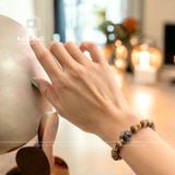  Vòng Trầm Rừng 8ly Mix Bà Hồ Ly Thạch Anh Tóc Các Màu Cho Các Mệnh Và Bi Kim Tiền Vàng Trang Sức 