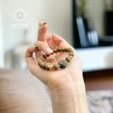  Vòng Trầm Rừng 8ly Mix Bà Hồ Ly Thạch Anh Tóc Các Màu Cho Các Mệnh Và Bi Kim Tiền Vàng Trang Sức 