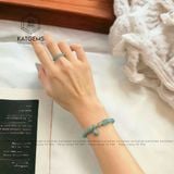  Vòng Đơn Lam Ngọc Jade A 7ly Mix Lu Thống, Túi Tiền Kim Bảo Và Ngũ Điếu (Không Kén Mệnh) 