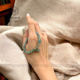  Vòng Đơn Lam Ngọc Jade A 7ly Mix Lu Thống, Túi Tiền Kim Bảo Và Ngũ Điếu (Không Kén Mệnh) 