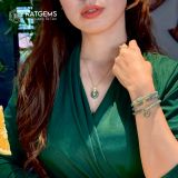  Vòng Chuỗi Lam Ngọc Bánh Xe 5.5Ly Ngũ Điếu Mix Túi Tiền Kim Bảo (Không Kén Mệnh) 2-126006 