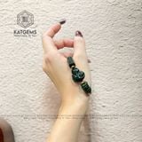  Vòng Dây Cáp Ngọc Cẩm Thạch Sơn Thuỷ (Type B) Ngũ Điếu Mix Hồ Ly, Lu Thống (Không Kén Mệnh) 