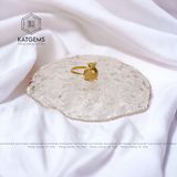  Bộ Trang Sức Vàng Phong Thuỷ Túi Tiền Thạch Anh Tóc Vàng Vàng Trang Sức (Kim Thổ) 