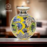  Bình Hút Tài Lộc Phú Quý Tài Lộc Cao 18cm ĐK 14cm Kèm Đế 