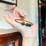  Vòng Dây Cáp Thạch Anh Tóc Đen Ngũ Điếu Mix Và Túi Tiền Kim Bảo (Thủy, Mộc) 